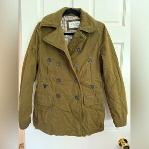 Vintage Zara premium denim wear collection waxed jacket - size s